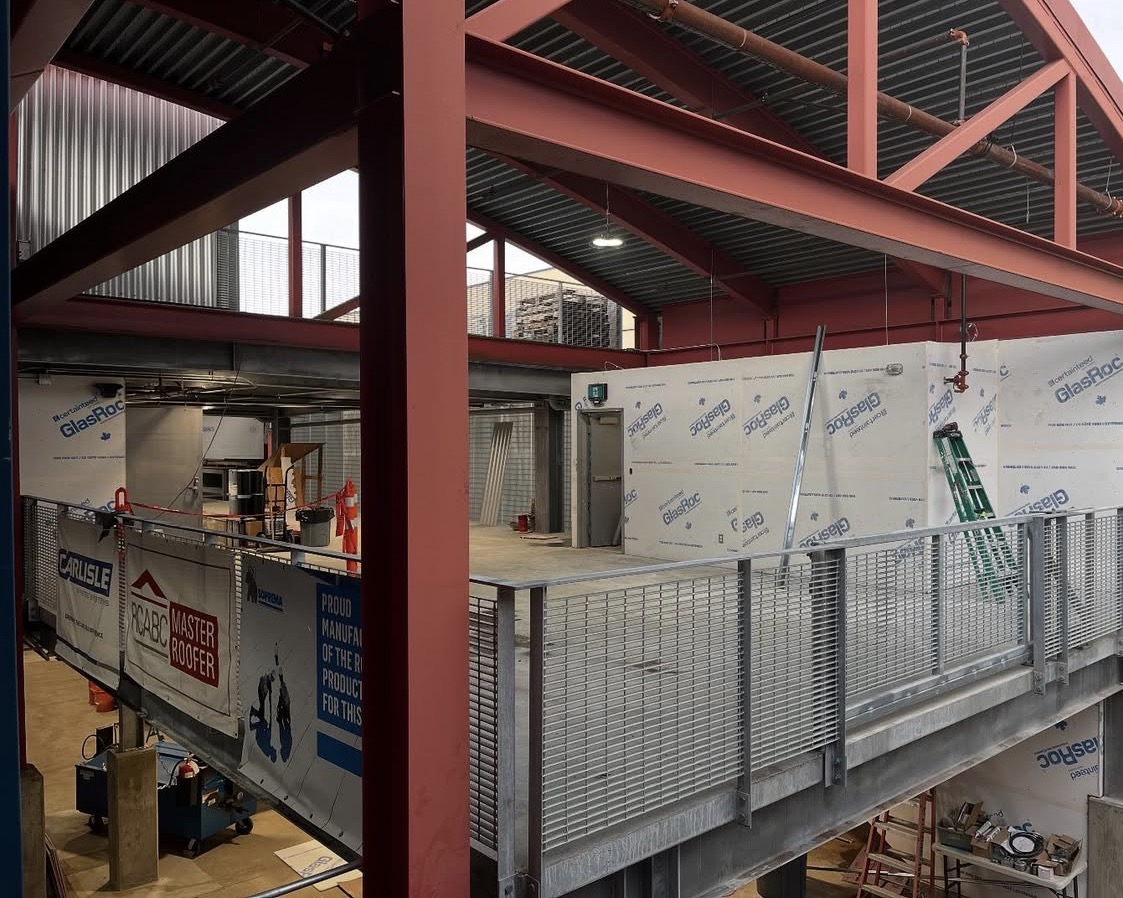 RCABC commercial interior steel stud framing and drywall installation in Langley BC